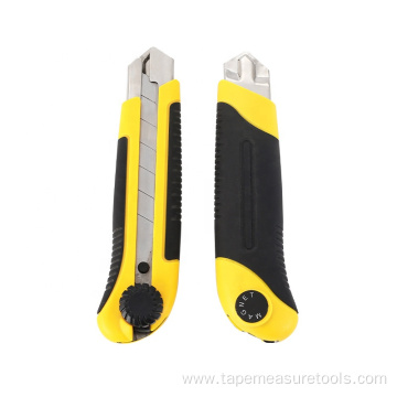 high quality black blade rotate lock utility knife